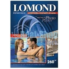 Фотобумага Lomond 1103101 A4/260г/м2/20л./белый высокоглянцевое для струйной печати