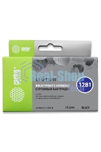 Картридж струйный Cactus CS-EPT1281 (T1281) черный (10 мл) для Epson Stylus S22/S125/SX420/SX425/Office BX305