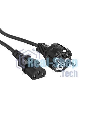 Кабель питания ExeGate Power PC-10P (Евровилка Schuko->С13) VDE-250V-3*1.0-CU, 10A, черный, 10м