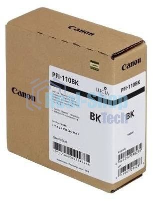 Картридж струйный Canon PFI-110 BK 2364C001 черный (160мл) для Canon TX-2000/TX-3000/TX-4000