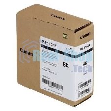Картридж струйный Canon PFI-110 BK 2364C001 черный (160мл) для Canon TX-2000/TX-3000/TX-4000