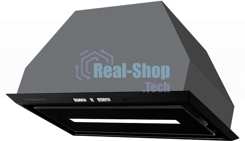 Встраиваемая вытяжка Kuppersberg INBOX 54 B ширина 54 см, отвод/рециркуляция, 1000 м3/час, управление Soft Touch, 4 скорости, светодиодное освещение 1х13 Вт, металлические жироулавливающие фильтры, угольный фильтр (опция), цвет черный