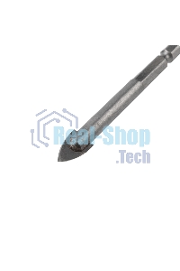 Сверло по стеклу и керамике Kranz 10 мм, шестигранный хвостовик