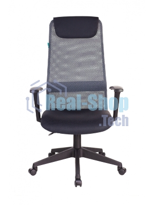 Кресло руководителя Бюрократ KB-8N/DG/TW-12 серый TW-04 TW-12 сетка