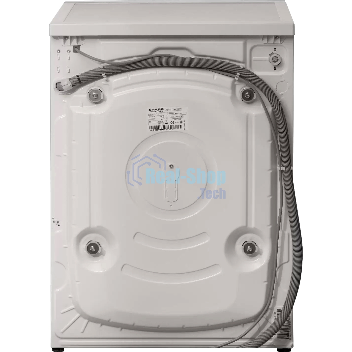 Стиральная машина Sharp ES814RW белый, загрузка фронтальная 8 кг, 1400 об/мин, класс: A+++