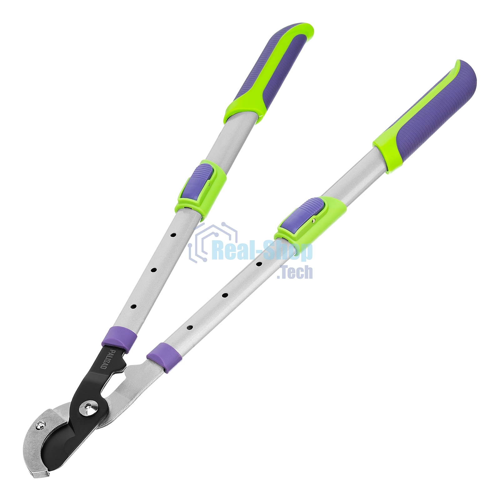 Сучкорез с наковальней Palisad 540-705 мм, телескопические стальные обрезиненные рукоятки