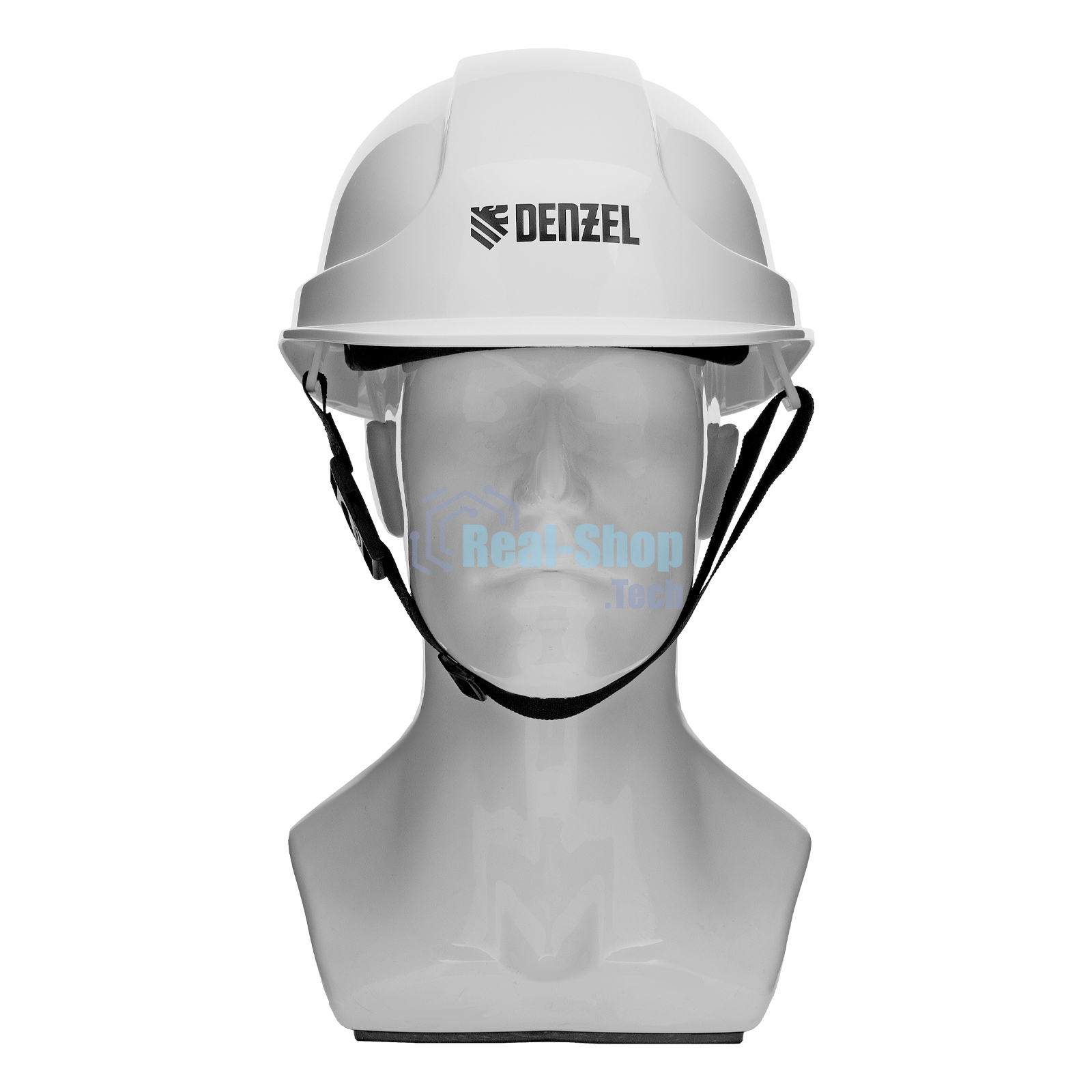 Каска защитная ударопрочная Denzel ABS/PC, плавная регулировка, модель 