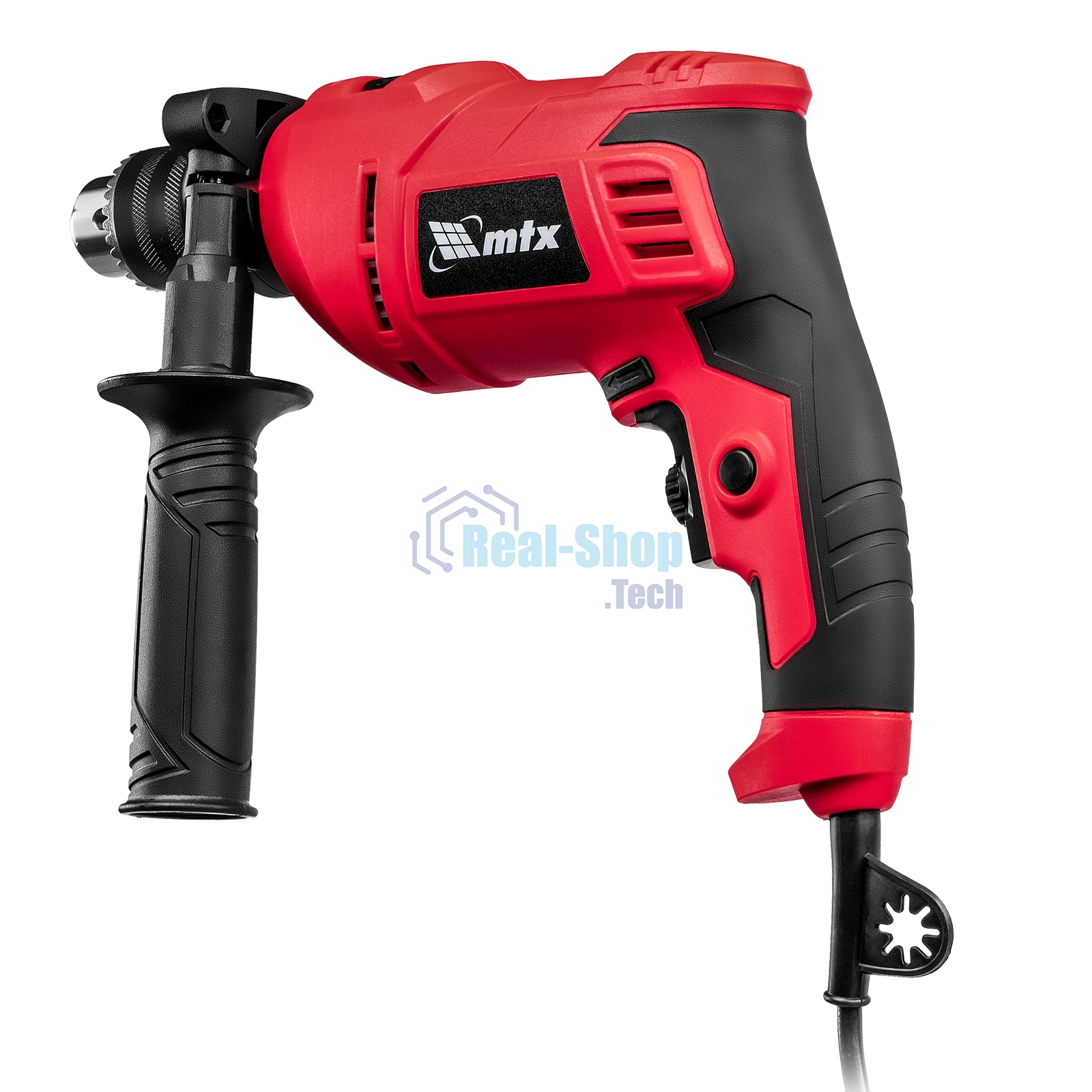 Дрель ударная MTX MID-750, 750 Вт, 0-3000 об/мин, 0-48000 уд/мин