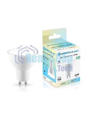 Лампа светодиодная	Ambrella light 181304 LED MR16 13W IC GU10 4000K 175-265V