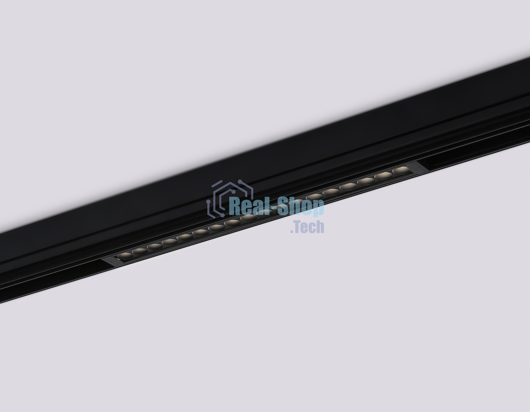 Светильник светодиодный трековый для шинопровода Magnetic Ambrella light GL1730 BK черный IP20 15W 4200K 220V 24° 342*25*42 (Без ПДУ)