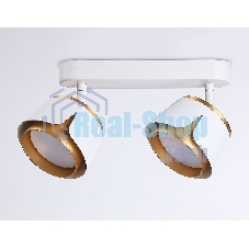 Светильник Ambrella light TN71229/2 WH/GD белый/золото GX53/2 220*100*147