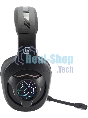 Гарнитура Oklick HS-L575G чёрный, беспроводная + проводная, Bluetooth