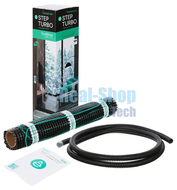 Теплый пол (мат нагревательный) STEP TURBO STM200020, 200 Вт/м2, 400 Вт, 2 м2