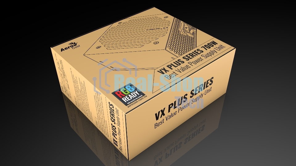 Блок питания Aerocool/Formula VX-700 PLUS RGb, 700Вт, 120мм, черный