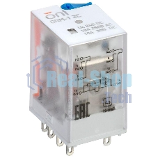 Реле интерфейсное ORM-1 2C 24В DC с LED и тест. кнопкой ONI ORM-1-2C-DC24V-L-B