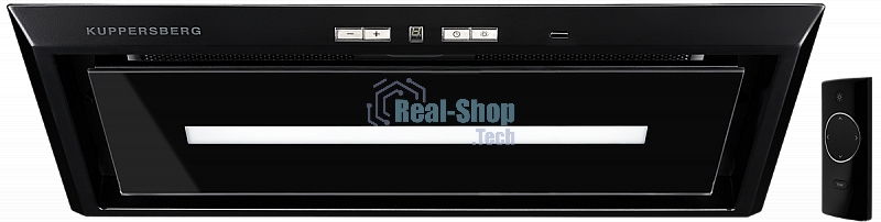 Встраиваемая вытяжка Kuppersberg INBOX 54 B ширина 54 см, отвод/рециркуляция, 1000 м3/час, управление Soft Touch, 4 скорости, светодиодное освещение 1х13 Вт, металлические жироулавливающие фильтры, угольный фильтр (опция), цвет черный