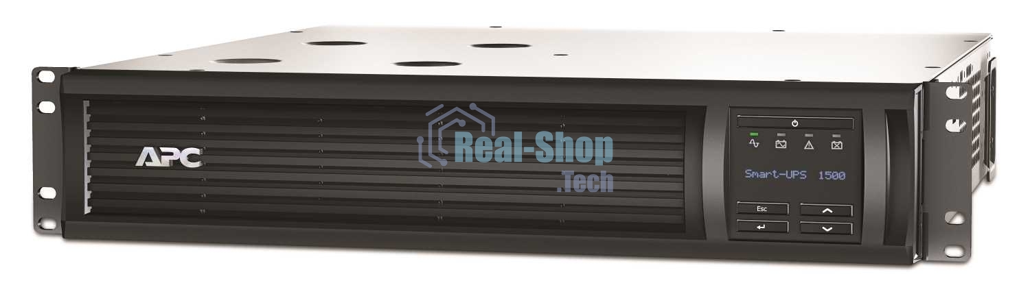 Источник бесперебойного питания APC Smart-UPS SMT1500RMI2UNC / 1500 ВА / 1000 Вт / 4 x IEC 320 C13 (компьютерная)