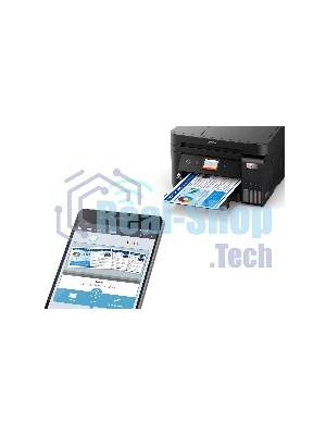 МФУ струйное Epson L6290, (C11CJ60505/C11CJ60405/C11CJ60507/C11CJ60408/C11CJ60406), А4, цветной, печ. до 15/8.5 стр/мин., 4800x1200 dpi (печ.), 1200 x 2400 dpi (скан.), Wi-Fi, Ethernet, USB