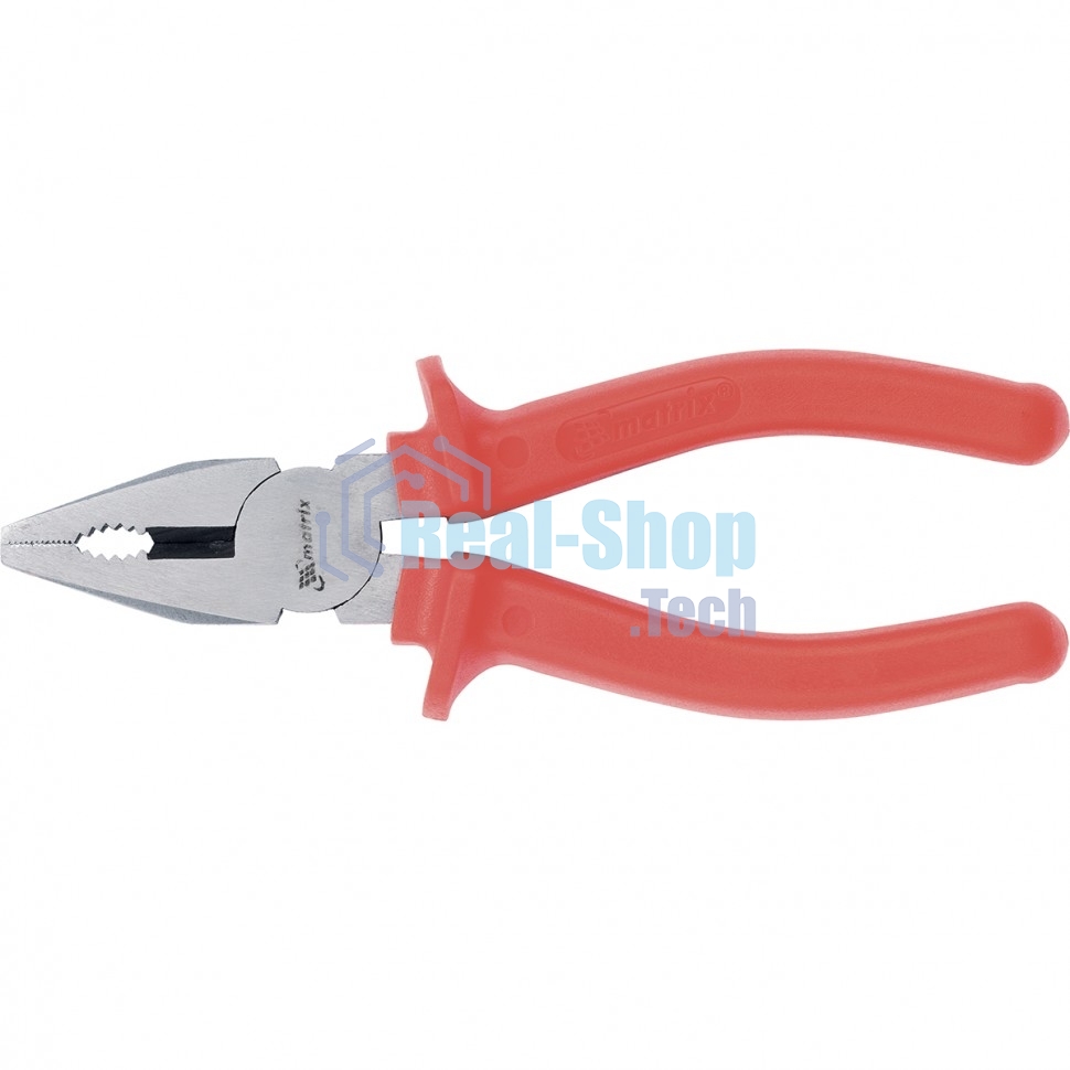 Плоскогубцы Matrix Econom, 200 мм, шлифованные, пластмассовые рукоятки