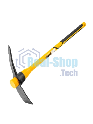Кирка Denzel 2250 г, широкая, фиберглассовая обрезиненная рукоятка 900 мм