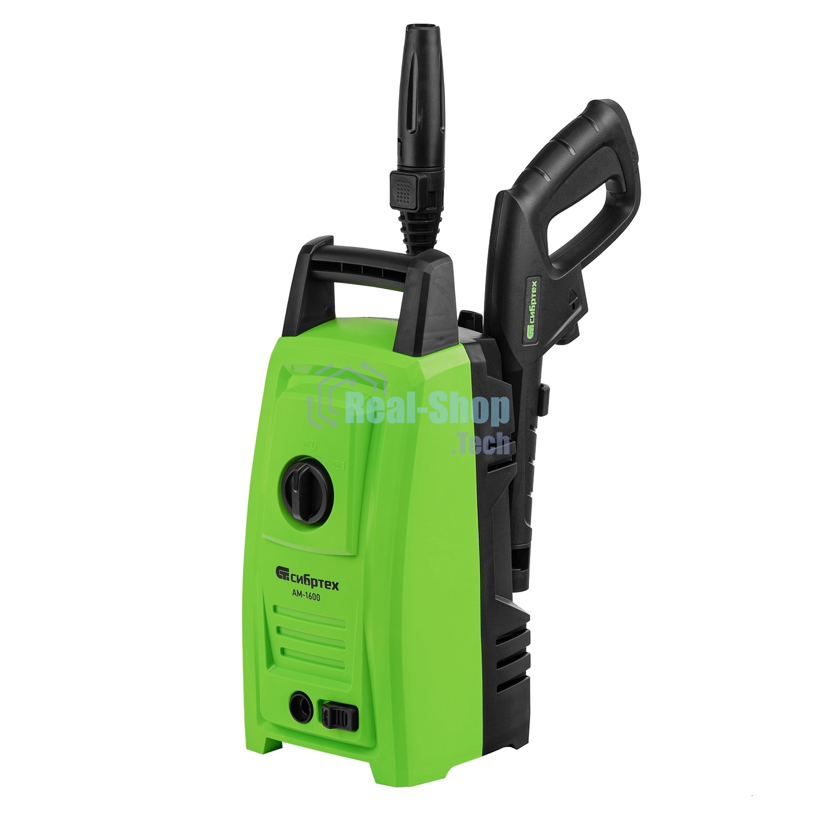 Моечная машина высокого давления Сибртех АМ-1600, 1600 Вт, 130 бар, 330 л/ч, переносная