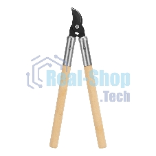 Сучкорез прямого реза, 500 мм, деревянные рукоятки, Горизонт Россия