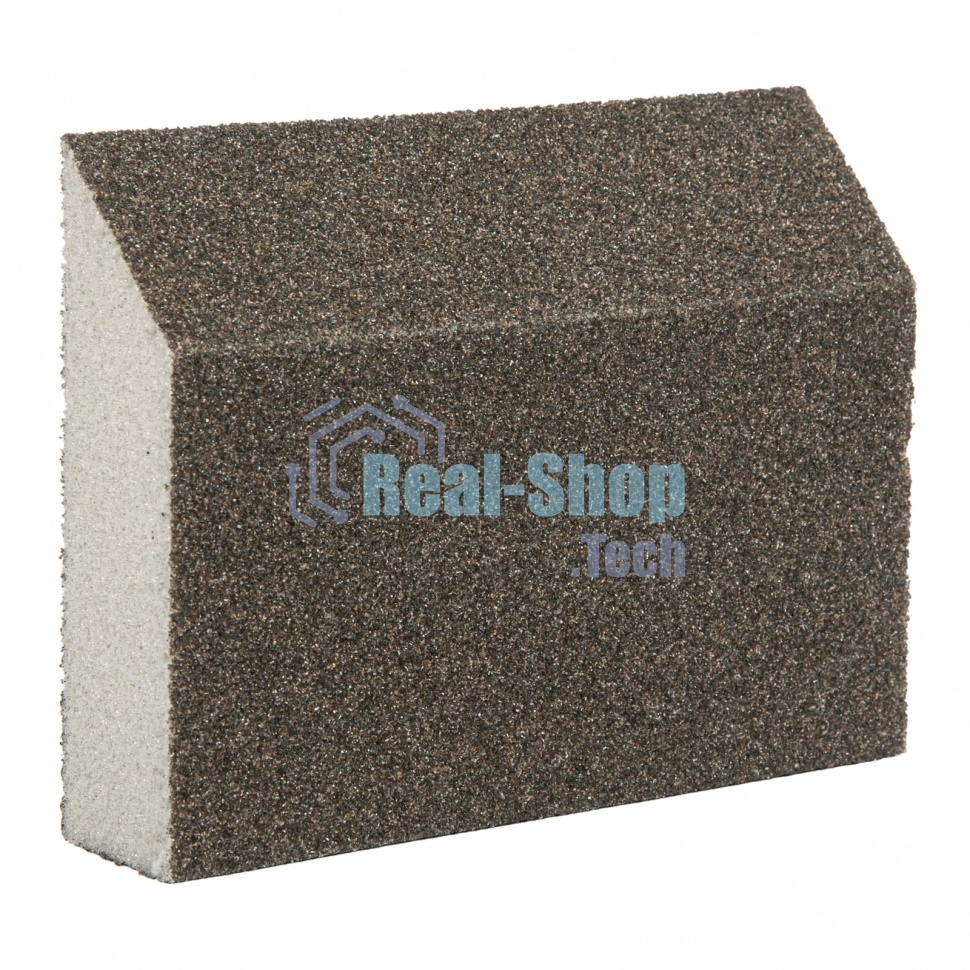 Губка для шлифования Matrix, 120 х 90 х 25 мм, трапеция, мягкая, P 100