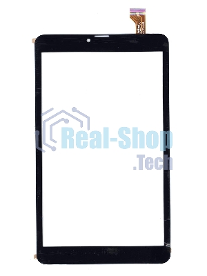 Сенсорное стекло (тачскрин) для Digma Plane 8550S 4G черное