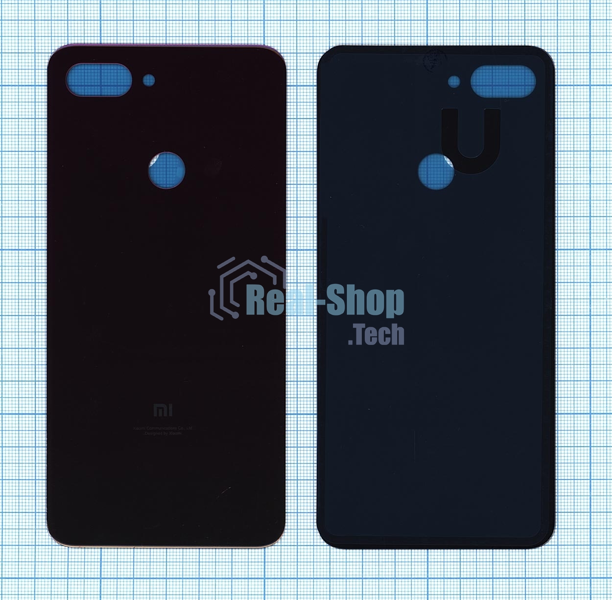 Задняя крышка для Xiaomi Mi 8 Lite фиолетовый