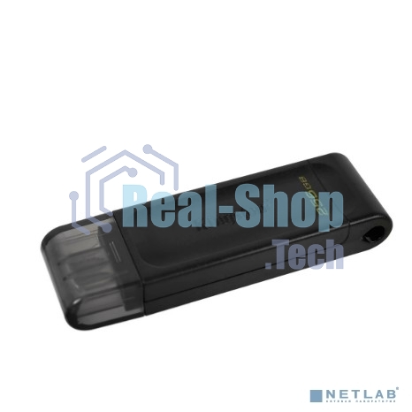Флешка USB Kingston DataTraveler DT70 (DT70/256Gb), 256Gb, USB Type-C 3.2, R/W 70/45, черный