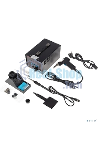 Паяльная станция (паяльник + демонт. паяльник) Rexant R048, цифровая, 200-480°C, LED дисплей