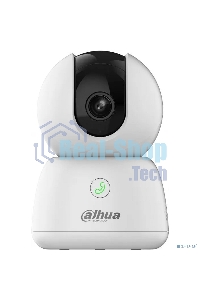 Мини-PT IP-видеокамера Dahua DH-IPC-H3BP-0360B с Wi-Fi 2.4ГГц 3Мп, 1/3.2” CMOS, объектив 3.6мм, обнаружение людей, ИК 10м, микрофон, динамик
