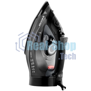 Утюг BRAYER BR4015 черный, 2400 Вт, 25 г/мин, 140 г/мин, 300 мл