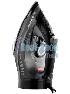 Утюг BRAYER BR4015 черный, 2400 Вт, 25 г/мин, 140 г/мин, 300 мл