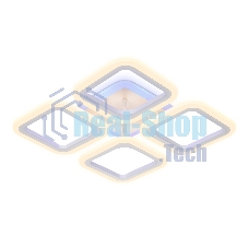 Потолочный светодиодный светильник FA441/4 WH белый 72W 520*520*80 (ПДУ РАДИО 2.4G)