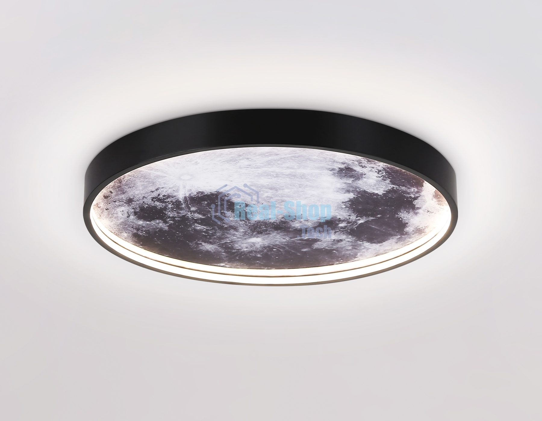 Настенно-потолочный светодиодный светильник Ambrella light FW11110 BK черный 15W LED 3000-6400K D240*38