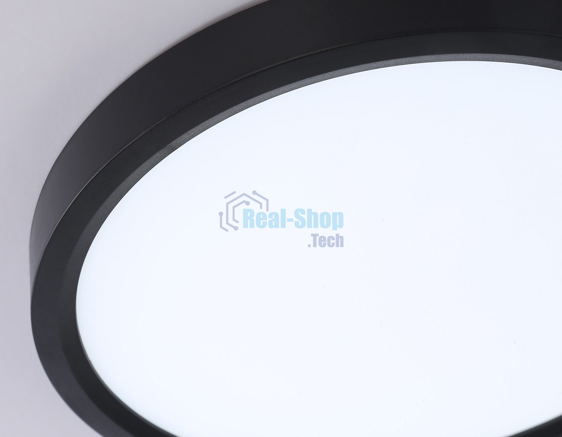 Светильник светодиодный ультратонкий Ambrella light FZ1902 BK черный IP54 13W 3000K-6500K CCT-переключатель D230*25 (Без ПДУ)