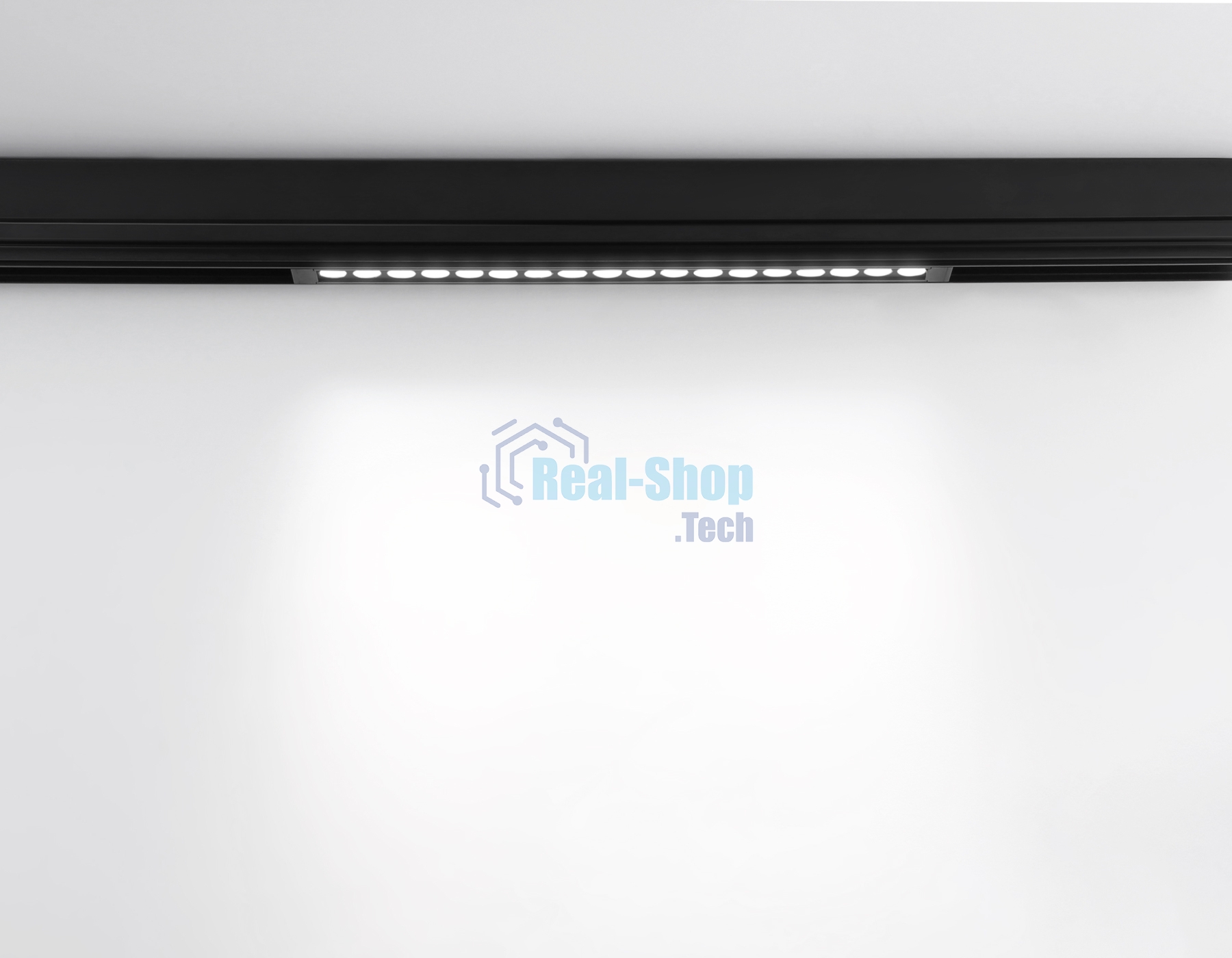 Светильник светодиодный трековый для шинопровода Magnetic Ambrella light GL1730 BK черный IP20 15W 4200K 220V 24° 342*25*42 (Без ПДУ)