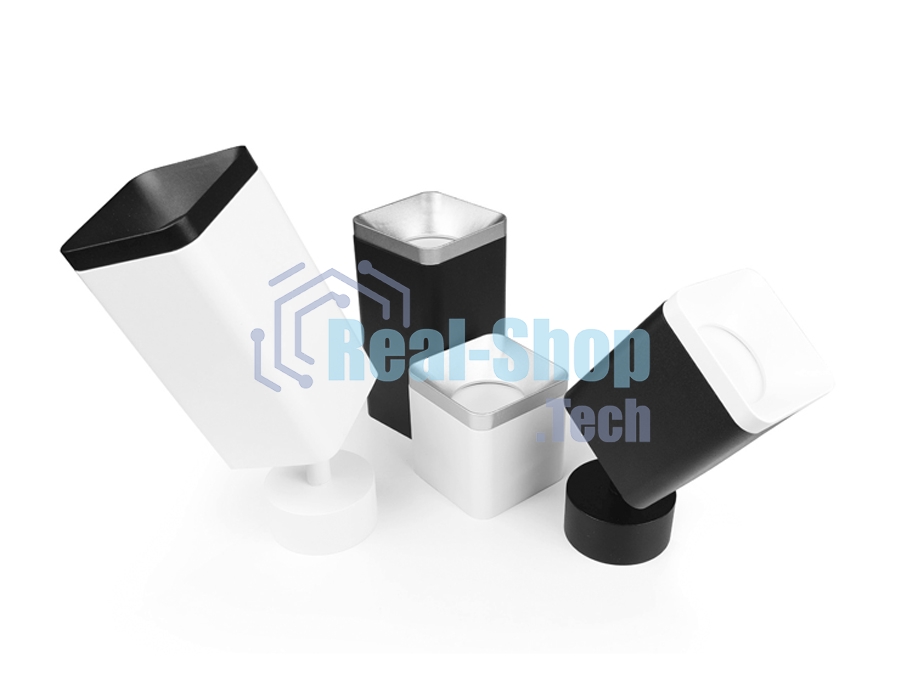Насадка для корпуса светильника N7702 SBK черный песок 70*70*H35mm Out10mm MR16