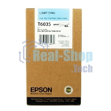 Картридж струйный Epson C13T603500 светло-голубой для Epson St Pro 7800/9800/7880/9880 (220мл)
