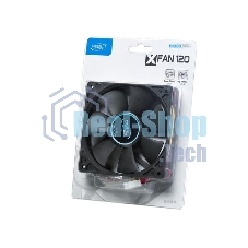 Вентилятор для корпуса DEEPCOOL XFAN 120 черный, 120 мм, 1300 об/мин, 23.7 дБ, 3 pin