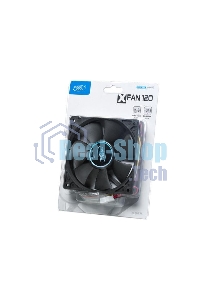 Вентилятор для корпуса DEEPCOOL XFAN 120 черный, 120 мм, 1300 об/мин, 23.7 дБ, 3 pin