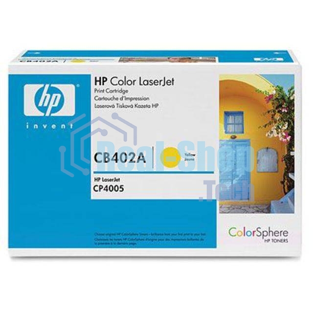 Картридж лазерный HP CB402A желтый CP4005
