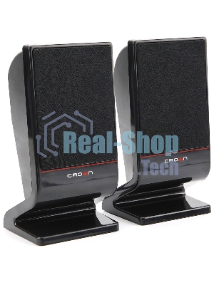 Колонки Crown CMS-601 чёрный, 2.0, 6 Вт, AUX