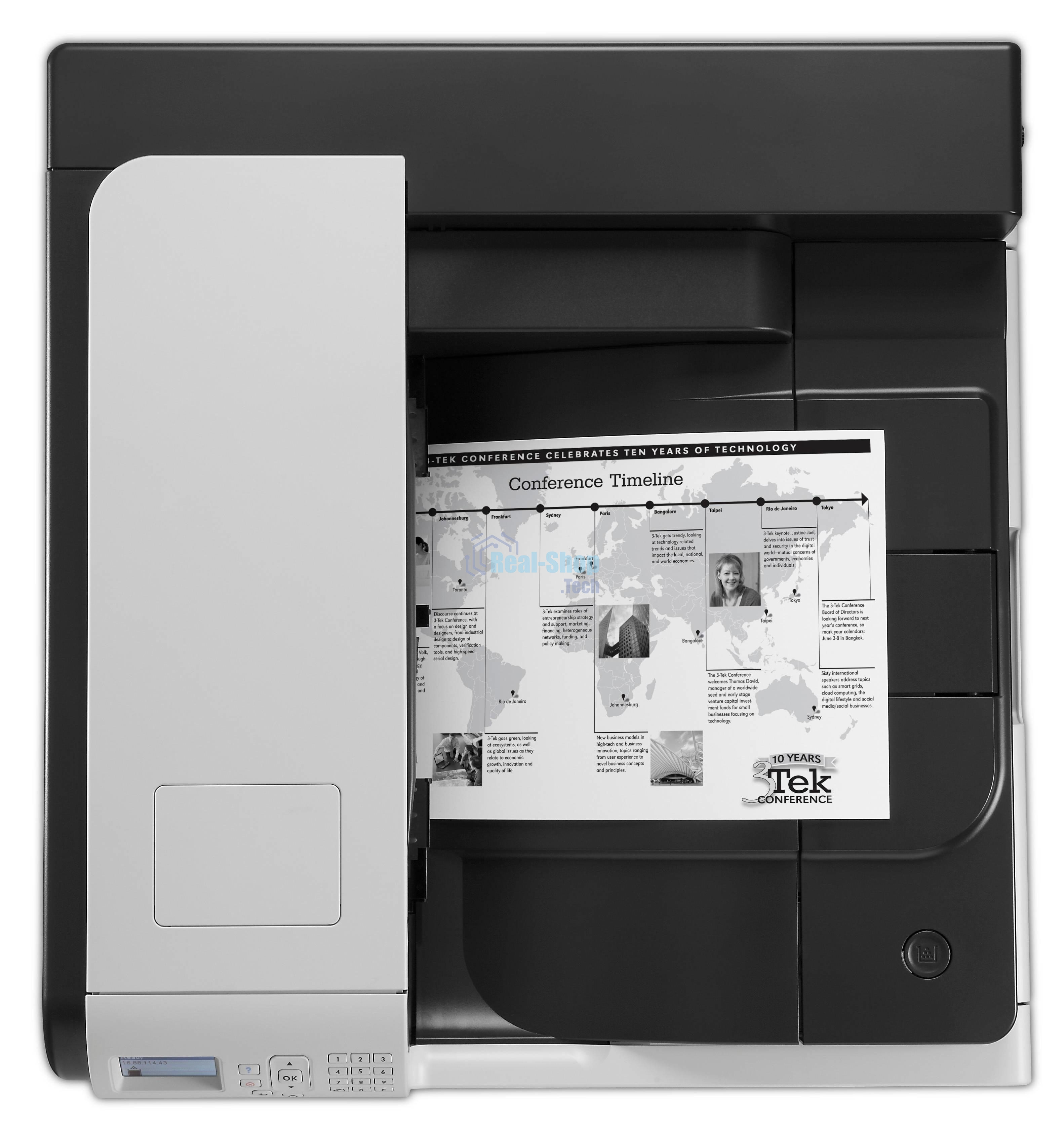 Принтер лазерный HP LaserJet Enterprise 700 M712dn (CF236A), A3, ч/б, печ. до 41 стр/мин. (А4) до 40 стр/мин. (А3), 1200 x 1200 dpi, USB, RJ-45, Air Print