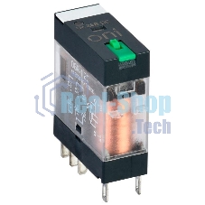 Реле общего назначения OGR-1 2C 24В DC с LED и тест. кнопкой ONI OGR-1-2C-DC24V-L-B