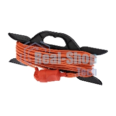 Удлинитель-шнур на рамке PROconnect ПВС 2х0.75, 20 м, б/з, 6 А, 1300 Вт, IP20, оранжевый (Сделано в России)