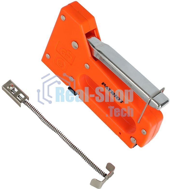 Степлер PATRIOT SPQ-113, пластиковый корпус, скобы тип 53 (4-8мм), 100 скоб в комплекте