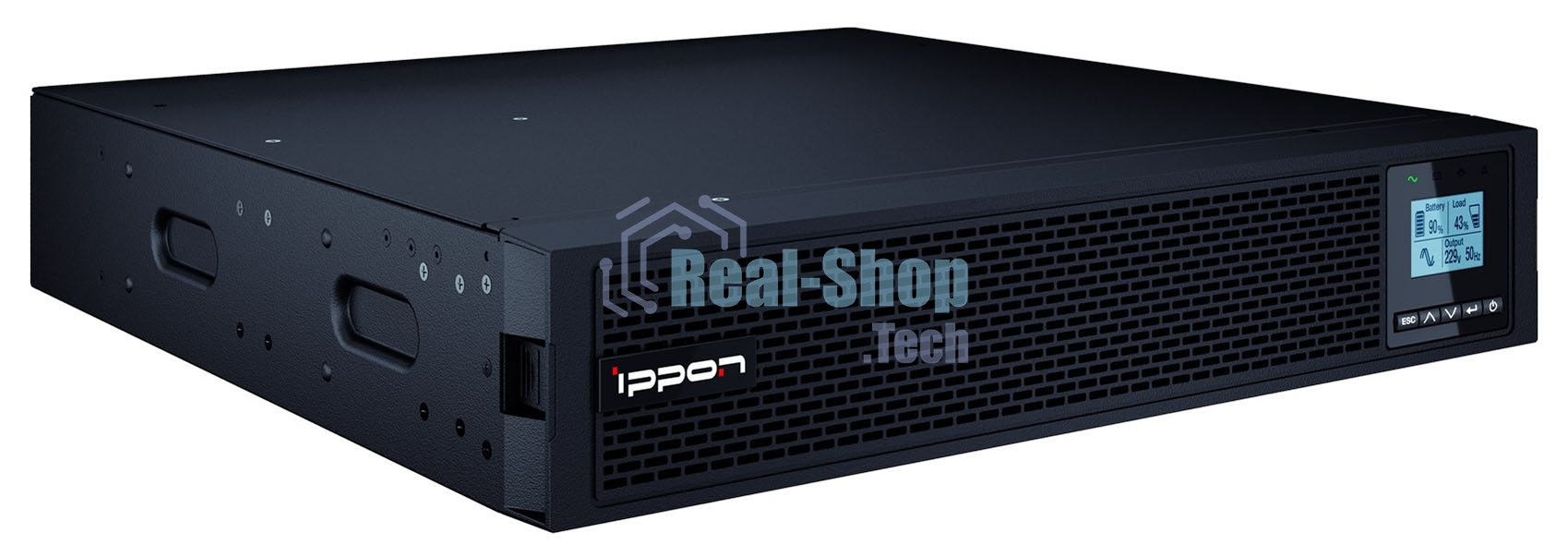 Источник бесперебойного питания Ippon Innova RT II 1000 900Вт 1000ВА черный