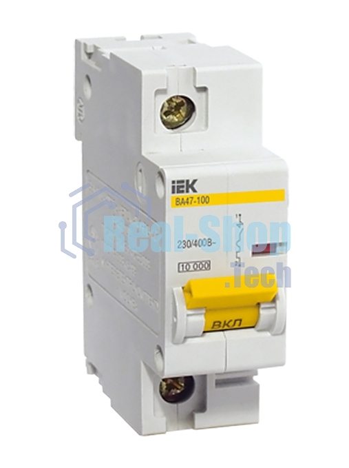 Выключатель автоматический модульный 1п C 16А 10кА ВА47-100 ИЭК MVA40-1-016-C